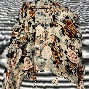 Velvet Floral Kimono Size S